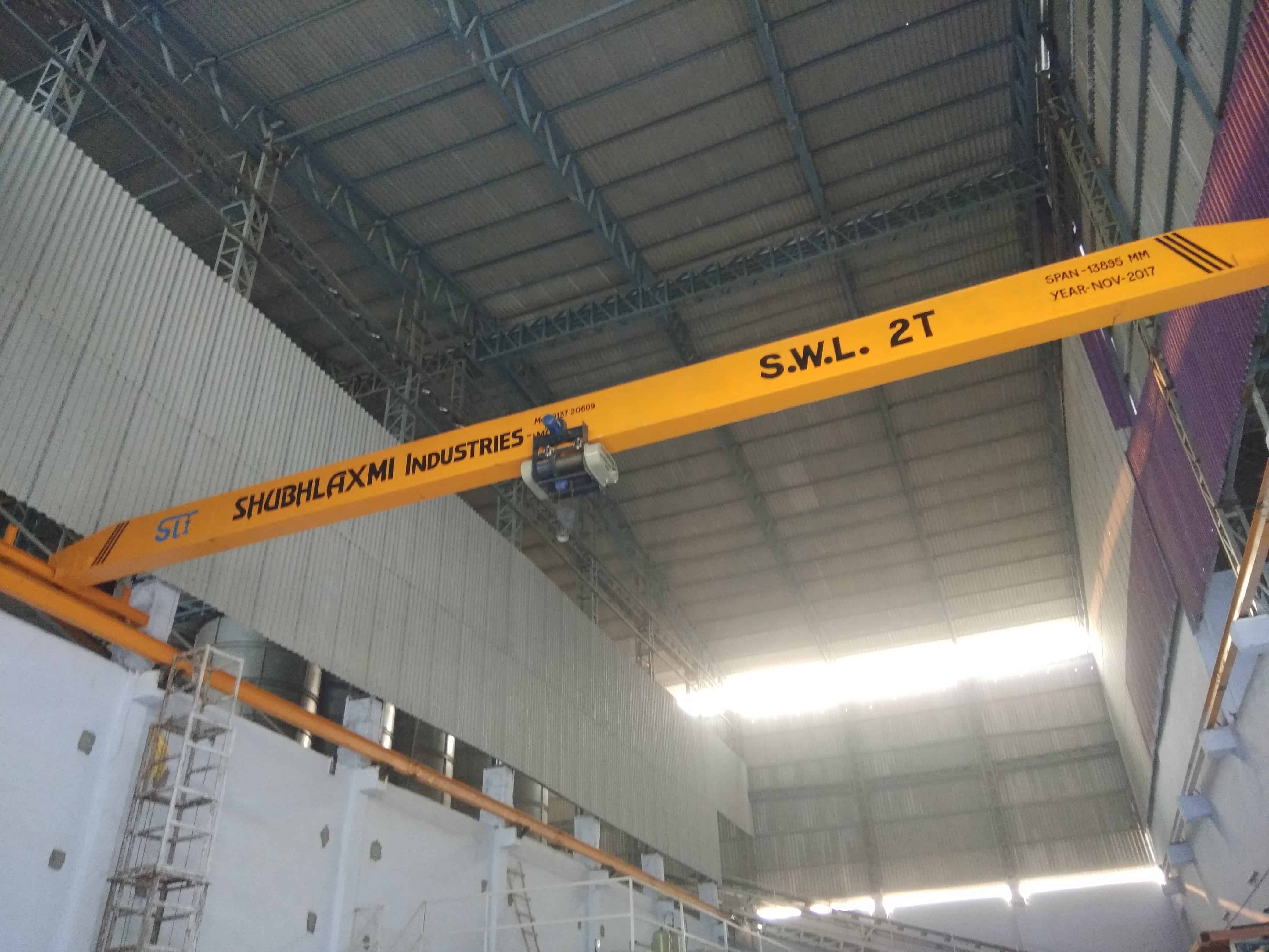 Single EOT Crane Shubhlaxmi Cranotech LLP Cranes Manufacturers In Morbi India Eot Jib